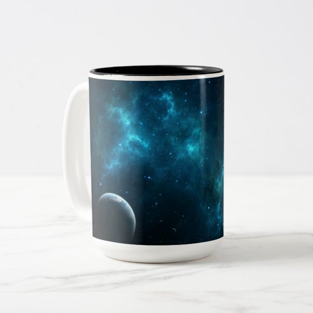 The universe Two-Tone coffee mug (Front Left)
