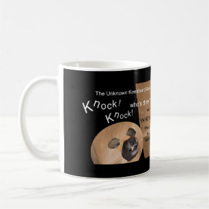 The Unknown Keeshond and Knock Knock Jokes Coffee Mug