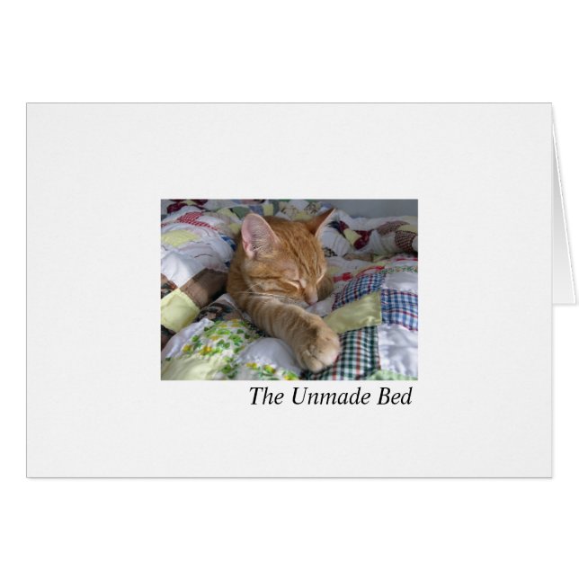 The Unmade Bed (Front Horizontal)