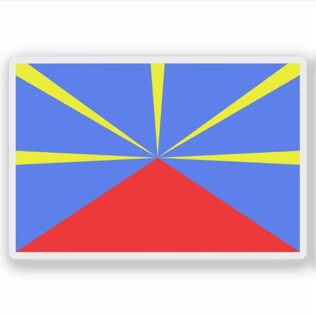 The unofficial flag of Réunion, Lö Mahavéli (2003) (Front)