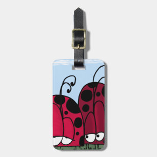 The Unrequited Love Ladybug Illustration Luggage Tag