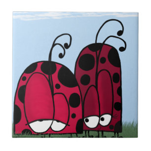The Unrequited Love Ladybug Illustration Tile