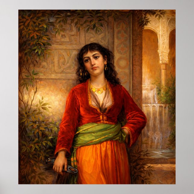 The Unwelcome Companion by John William Waterhouse Poster (Front)