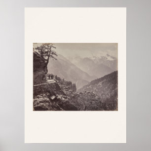 The Upper Himalayas - Vintage Mountain Photograph Poster
