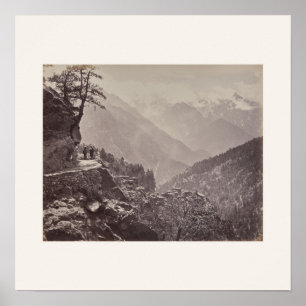 The Upper Himalayas - Vintage Mountain Photograph Poster