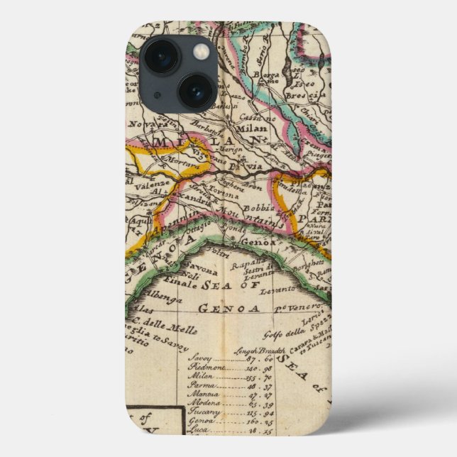 The upper part of Italy Case-Mate iPhone Case (Back)
