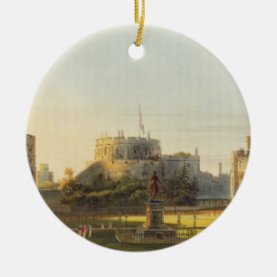 The Upper Ward, Windsor Castle, from 'Royal Reside Ceramic Tree Decoration