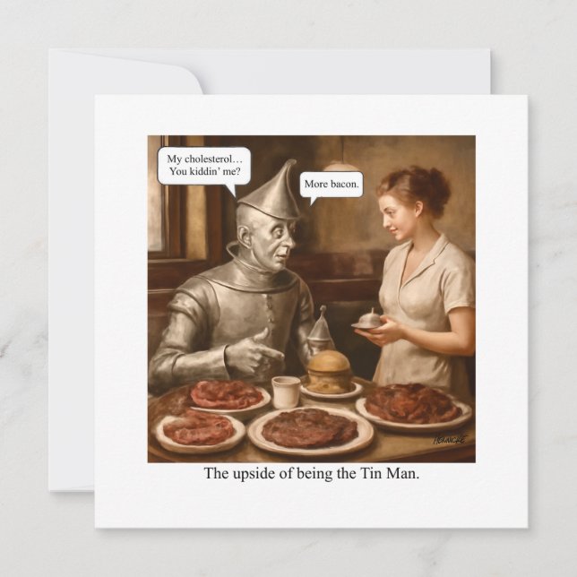 The upside of being the Tin Man (Front)