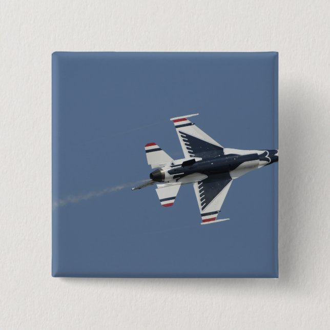 The US Air Force Thunderbirds 15 Cm Square Badge (Front)
