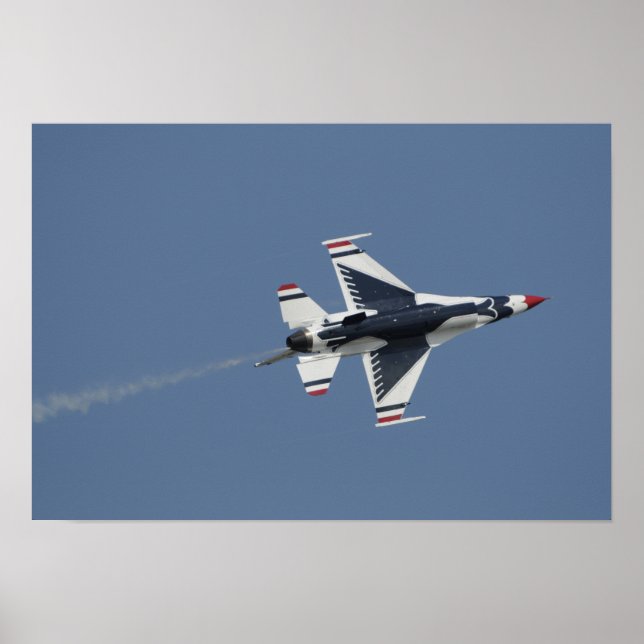 The US Air Force Thunderbirds Poster (Front)