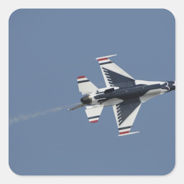 The US Air Force Thunderbirds Square Sticker (Front)
