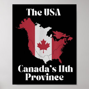 The Usa Canadas 11th Province Poster