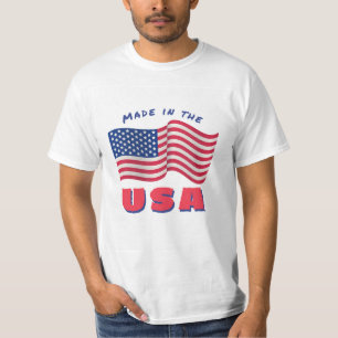 The USA flag design T-Shirt