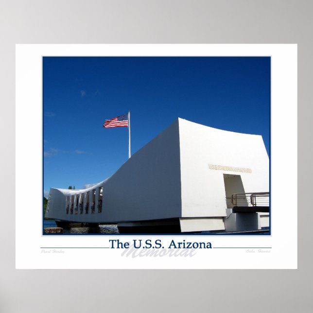 The USS ARIZONA Poster (Front)