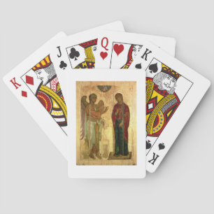 The Ustiug Annunciation, c.1130-40 (tempera on pan Playing Cards
