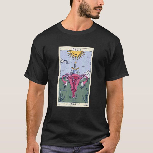 The Uterus Female Tarot Card T-Shirt (Front)