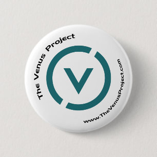 The V 6 Cm Round Badge