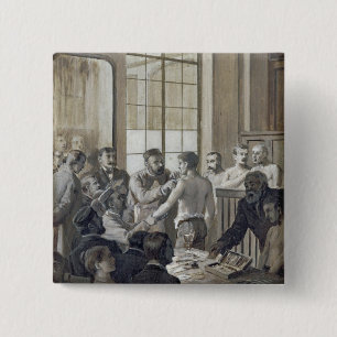The Vaccination 15 Cm Square Badge