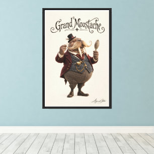 The Vain Walrus Canvas Print