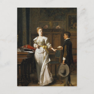 The Valentine Letter Holiday Postcard