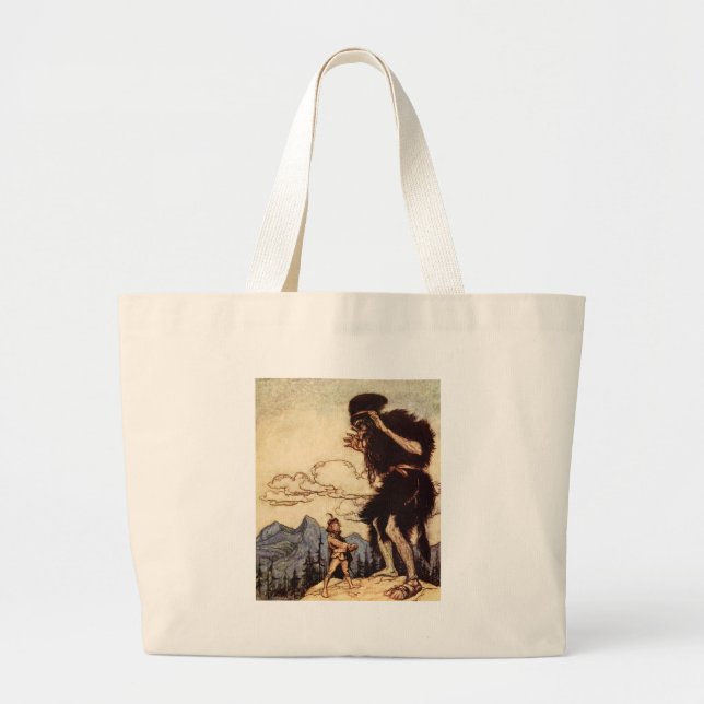 The Valiant Tailor Large Tote Bag (Front)
