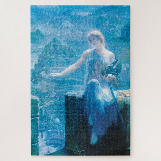 The Valkyrie's Vigil by Edward Robert Hughes Jigsaw Puzzle (Vertical)