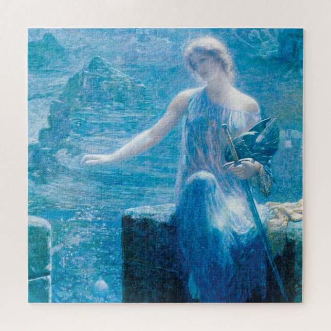 The Valkyrie's Vigil by Edward Robert Hughes Jigsaw Puzzle (Horizontal)