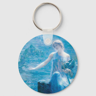 The Valkyrie's Vigil by Edward Robert Hughes Key Ring