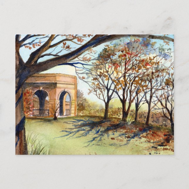 The Valley Gardens Harrogate by Farida Greenfield Holiday Postcard (Front)