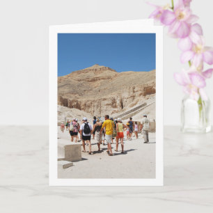 The Valley Of The Kings, Tour Group, Egypt Card