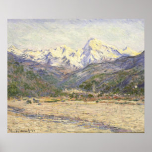 The Valley of the Nervia Claude Monet Poster