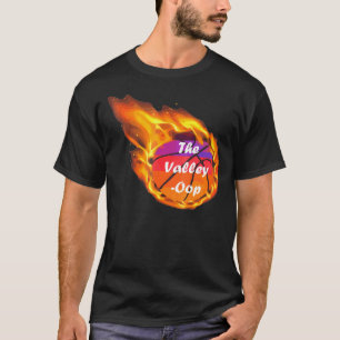 The Valley Oop Phoenix Basketball Retro Sunset Bas T-Shirt