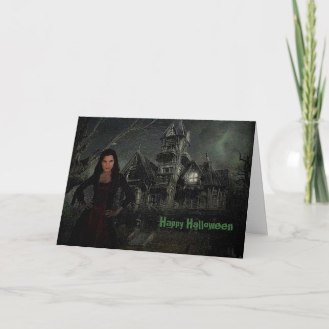 The Vamp Halloween Card (Front)