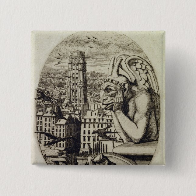 The Vampire , 1853 15 Cm Square Badge (Front)