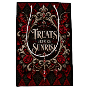 The Vampire Ball Treats Before Sunrise Halloween Medium Gift Bag