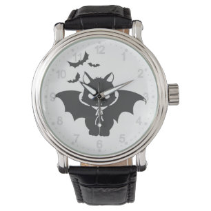 The vampire cat have canine - Choose back colour Watch