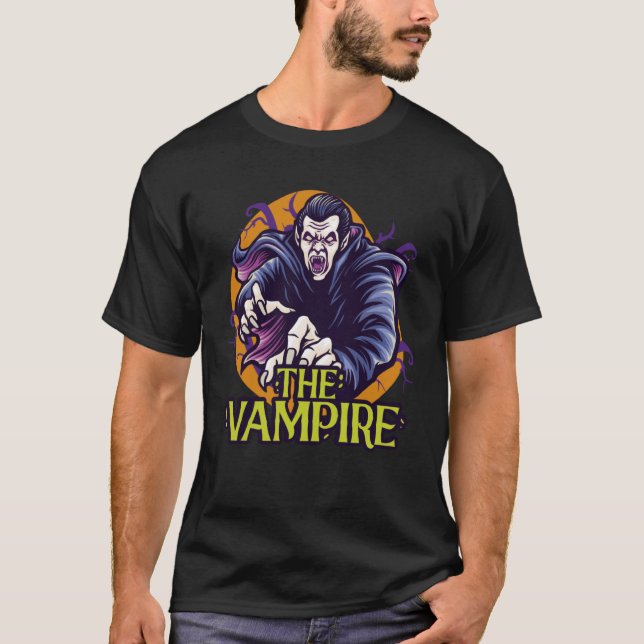 The Vampire Fang Ghoul Immortal Halloween Candy So T-Shirt (Front)