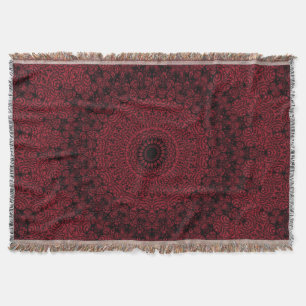 The Vampire Mandala Throw Blanket