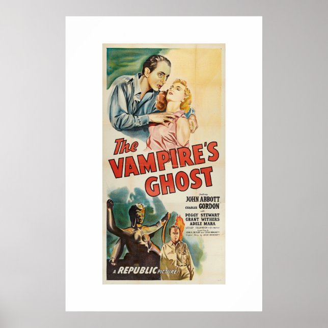 The Vampire's Ghost Poster (Front)