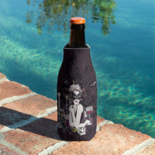 The Vampiress Moody Gothic Vampy Glam Pale Skin Bottle Cooler