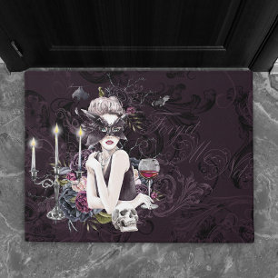 The Vampiress Moody Gothic Vampy Glam Pale Skin Doormat