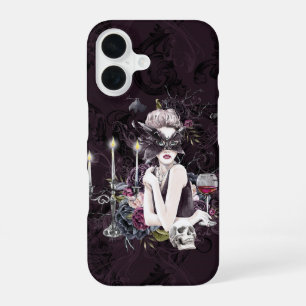 The Vampiress   Moody Gothic Vampy Glam Pale Skin iPhone 16 Case