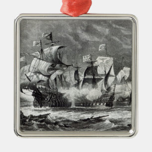 The Vanguard, under Sir William Winter Metal Tree Decoration