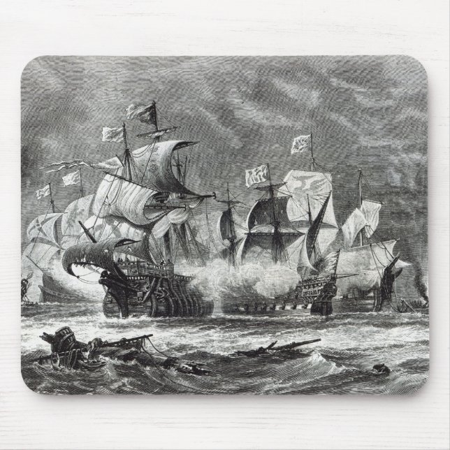 The Vanguard, under Sir William Winter Mouse Pad (Front)