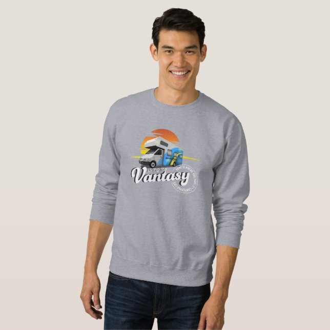 The Vantacy Life of Campervan | Men's Sweatshirt (Front Full)
