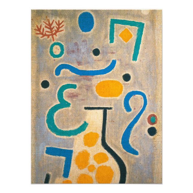 The Vase by Paul Klee Photo Print (Front)