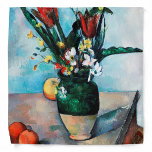 The Vase of Tulips, Paul Cezanne Bandana