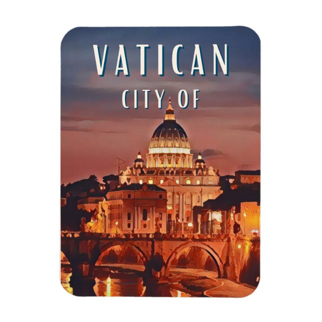 The Vatican: an open-air museum Magnet (Vertical)
