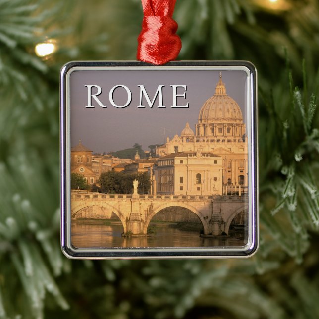 The Vatican | Italy, Rome Metal Ornament (Tree)