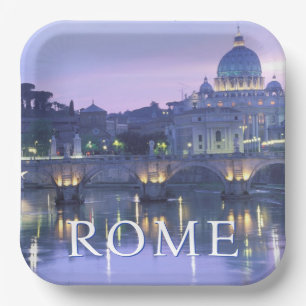 The Vatican Rome, Italy Paper Plate